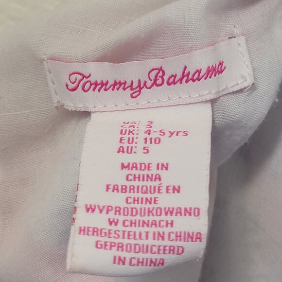 Tommy Bahama Girl Kids Sz 5 Lobster Dress Coastal Beachy Vacation Cruise 4-5 yrs - Picture 8 of 10
